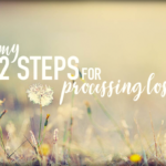 my 12 steps to processing loss