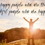 Thankful people are happy people